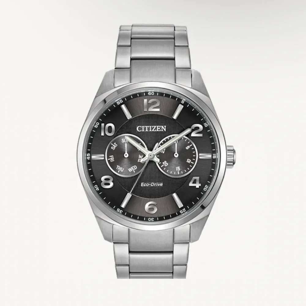 Citizen Eco-Drive Corso Stainless Steel Men's Watch AO9020-84E Brand New